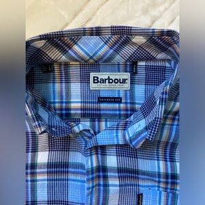 Barbour Tailored Fit Plaid Shirt - Size Medium